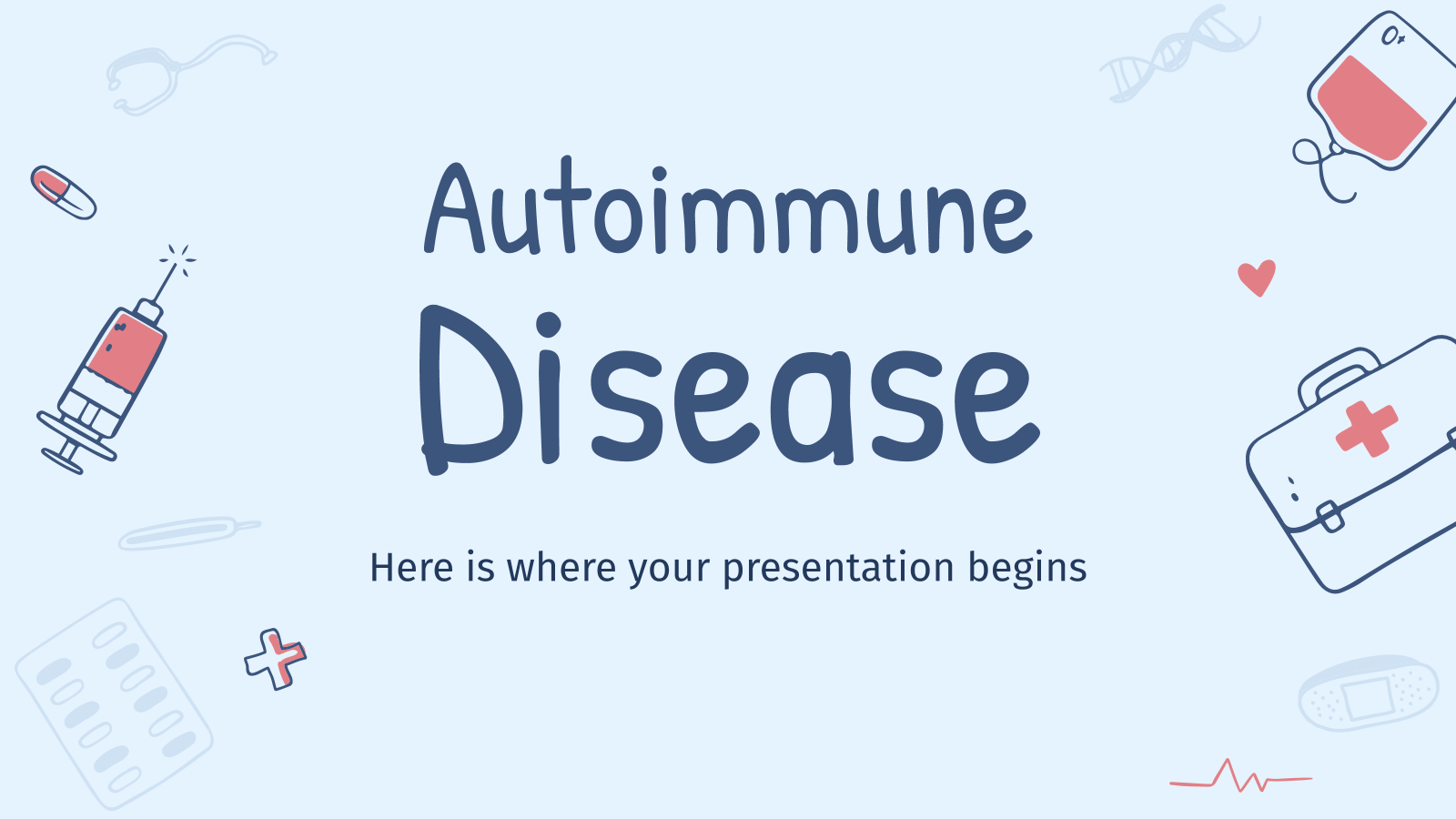 自身免疫疾病PowerPoint模板